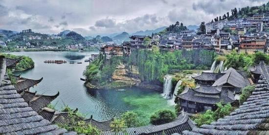 芙蓉镇图片,古韵水乡，时光流转的画卷