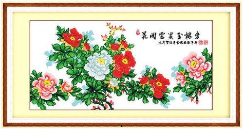 绣花图片大全,千姿百态的图案赏析