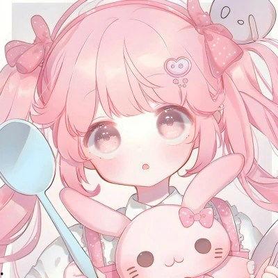 粉色漫画少女图片大全,漫画中的甜蜜瞬间