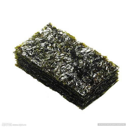 海苔图片,海洋中的绿色珍宝，营养与美味的完美结合